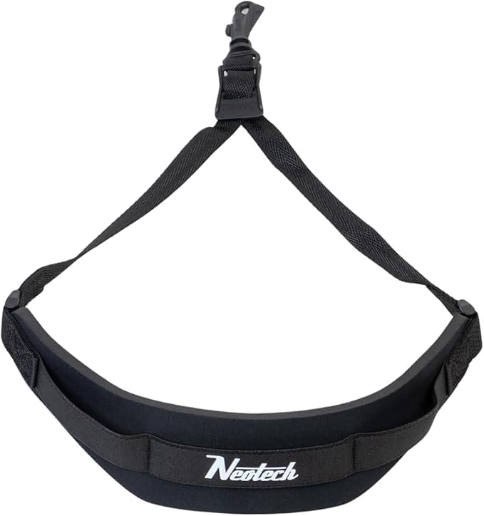 Neo Tech Soft Saxophone Neck Strap – Padded Neoprene Strap with Swivel Hook for Alto & Tenor Sax | Adjustable, Comfortable Support – Regular, Black, Made in USA - Image 3