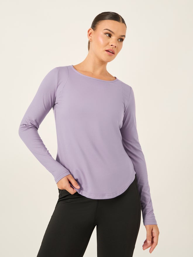 Styli Styli Active Pintuck Back Long Sleeve Top  - Image 1