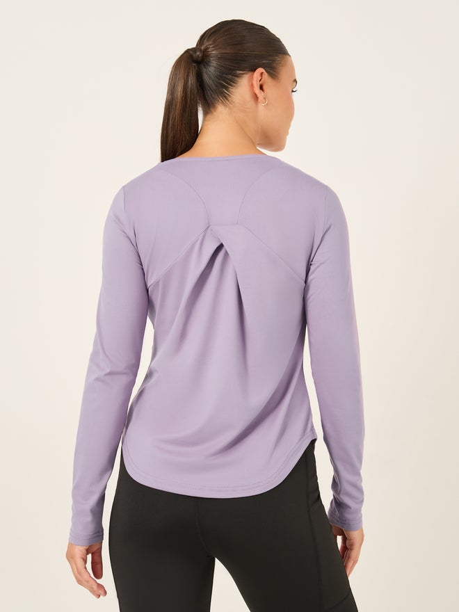 Styli Styli Active Pintuck Back Long Sleeve Top  - Image 4