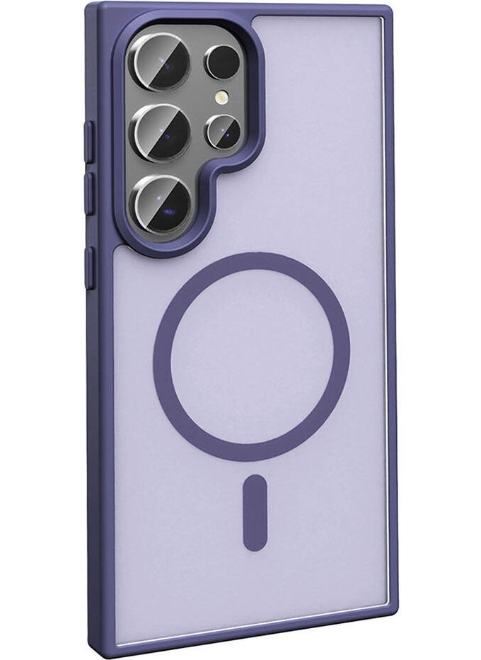 FUJİMAX - FUJIMAX Samsung Galaxy S24 Ultra Case Magsafe Charging Matte Back Surface Sio Cover - Image 1