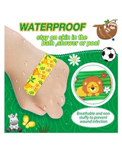 Excefore Kids Cartoon Bandages, 10 Styles Flexible Adhesive Colorful Cute Bandages, Waterproof Breathable Bandages, Knuckle Fingertip Breathable Stickers Protection, for Scrapes and Cuts (200 Pcs)  - Image 3