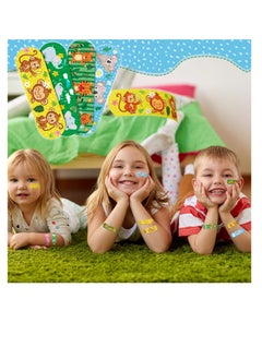 Excefore Kids Cartoon Bandages, 10 Styles Flexible Adhesive Colorful Cute Bandages, Waterproof Breathable Bandages, Knuckle Fingertip Breathable Stickers Protection, for Scrapes and Cuts (200 Pcs)  - Image 5