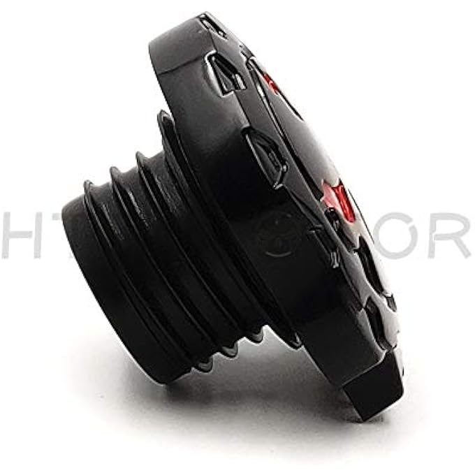 rayihni Compatible With 19842015 HD Dyna Softail Sportster Motorcycle Chrome Skull Fuel Gas Tank Cap PNUs439002Bk - Image 5