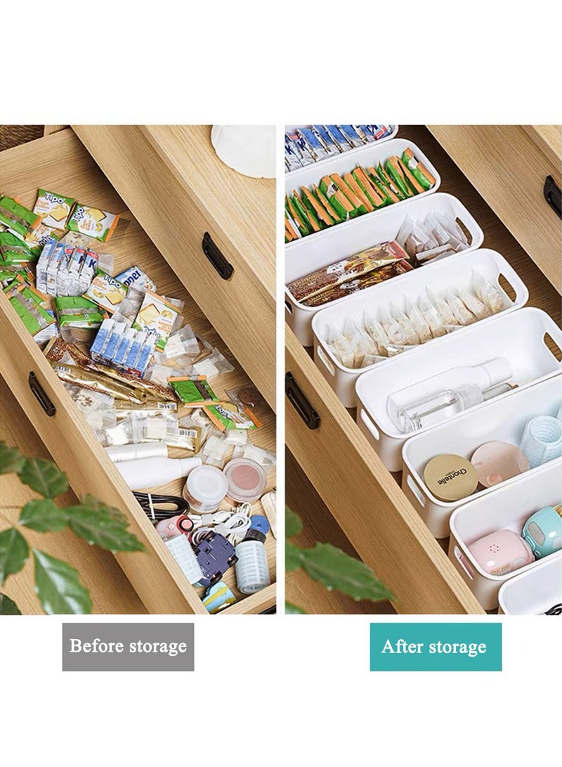 general Small Storage Bin, Stackable Storage Bins, Durable Storage Basket Cabinet Organizer, Multi-Use Organizer Bins, Pack of 8 (Pack of 8 / Narrow) - Image 5