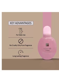 NB NEW NB Pink Pour Femme Perfume Eau de Toilette - 125 ml  - Image 3