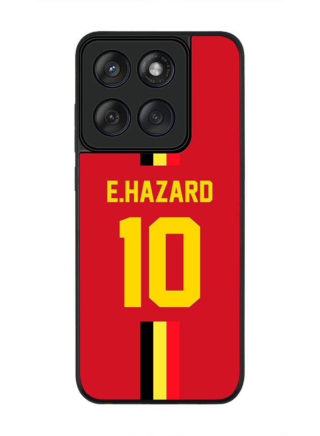 Stylizedd For Motorola MOTO Edge 60 Fusion/ Edge 60 Case,Slim fit Camera Protection, Shockproof Thin Phone cover  - Football - Belgium,  E.Hazard - Image 1