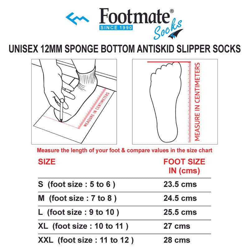 Footmate Lightweight Anti-Skid House Shoes, Anti Slip/Skid Rubber Grip Casual House Slipper Socks, Low Cut Socks for Home, Office, Living Room, Bedroom – NAVY, Size- S (23 cm) (2 Pair Pack) - Image 5