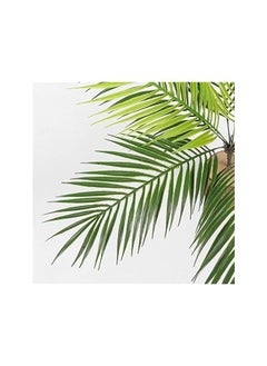 Generic Artificial Tropical Palm Leaf Bushes,50cm Artificial Greenery Plants Faux Tropical Palm Fronds Plant 9 Stems Palm Fake Bushes(No Wood)  - Image 3