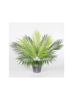 Generic Artificial Tropical Palm Leaf Bushes,50cm Artificial Greenery Plants Faux Tropical Palm Fronds Plant 9 Stems Palm Fake Bushes(No Wood)  - Image 4