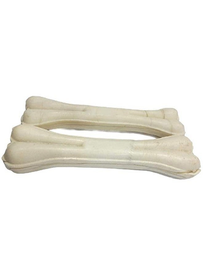 Premium Press Digestible Rawhide 10 Inch Calcium Chew Bones - Makes Teeth & Gums Healthy And Long Lasting Treats - (2 Piece Pack) - Image 4