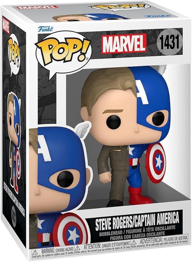 Funko Pop! Marvel: Split - Captain A/Steve R