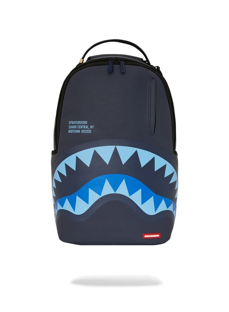 SPRAYGROUND SHARK CENTRAL MN BLUE DLXSV BACKPACK