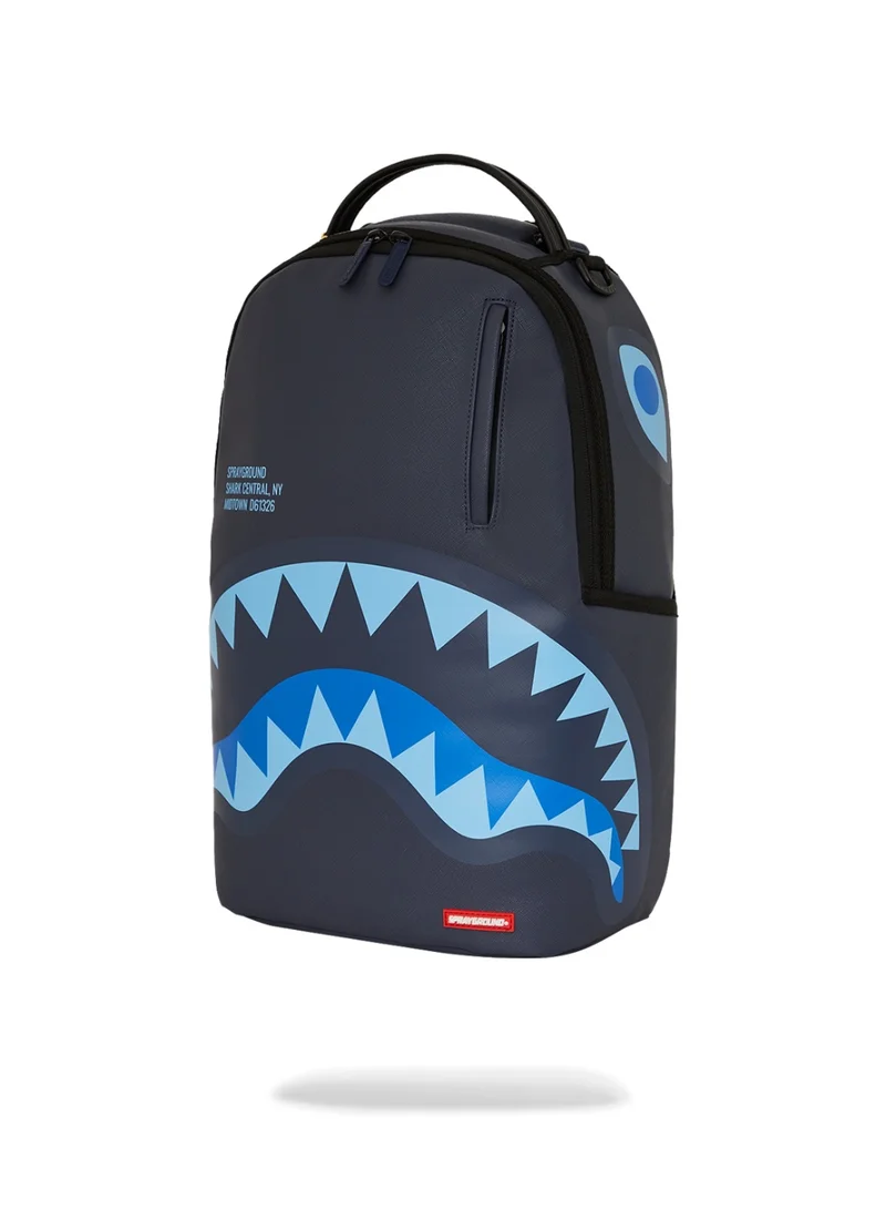 SPRAYGROUND SHARK CENTRAL MN BLUE DLXSV BACKPACK