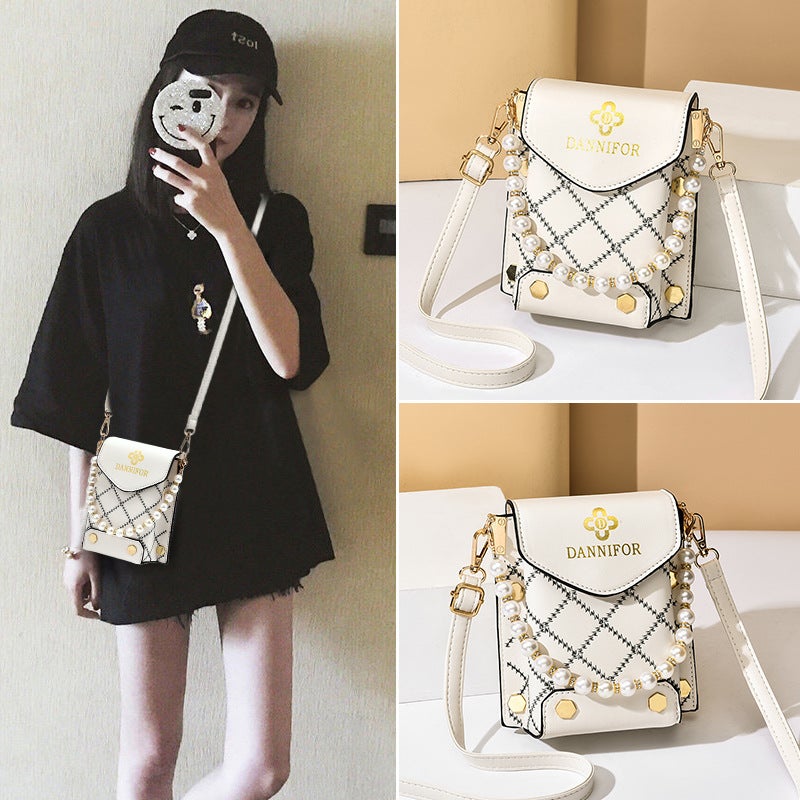 New Summer Small Bag For Women Trendy Korean Style Fashion Shoulder Bag Crossbody Bag Printed Embroidery Mobile Phone Bag - Image 5