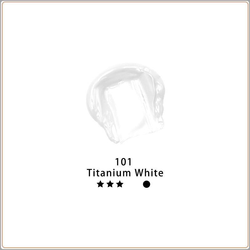 Artecho White Acrylic Paint, Titanium White Paint (120ml / 4.05oz) Tubes, Art Craft Paints for Canvas Painting, Rock, Stone, Wood, Fabric, Art Supplies - Image 2