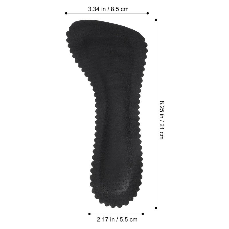 Anti Slip Self Adhesive Breathable High Heel Insoles For Women Black - Image 3