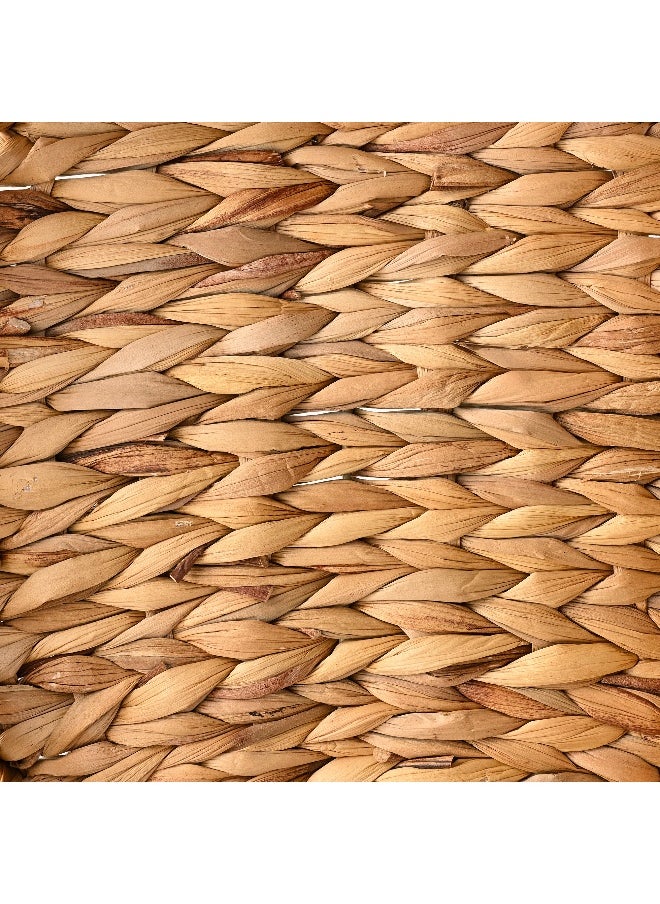 Dallaty Dallaty Rattan Tray Round Shape 30*30*12Cm, Beige  - Image 3