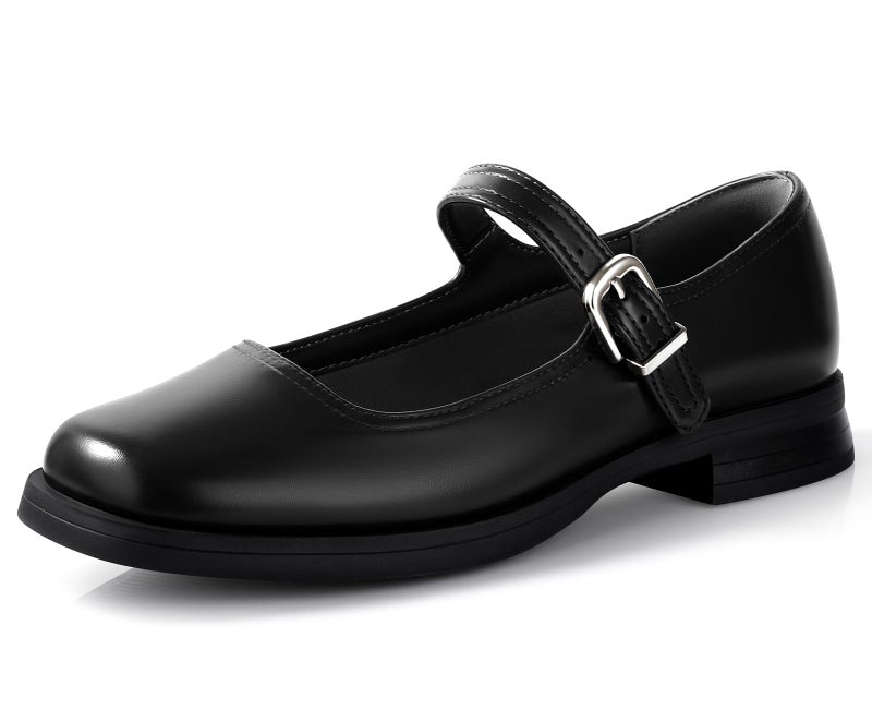 Ankis Mary Jane Shoes Women Pumps Comfortable Dress Shoes for Women Square Toe Wedding Shoes Low Short Block Chunky Thick Heels - Image 1