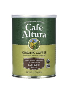 Cafe Altura Cafe Altura, Organic Coffee, Ground, Dark Blend, 12 oz (340 g)  - Image 1