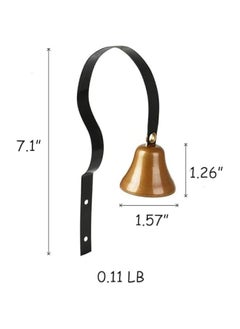 Generic Dog Doorbell,Fixed Metal Dog Doorbell,Dog Bell for Door Potty Training,Bell for Dogs to Ring to go Outside,Manual Assemble Wall Mounted Dog Door Bell (2Pack Black)  - Image 4