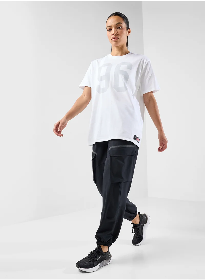 UNDER ARMOUR Women's Heavyweight Oversized 96 T-shirt