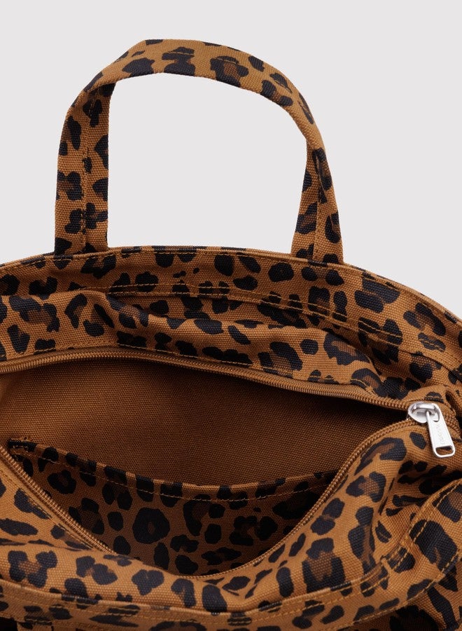 BAGGU Horizontal Zip Duck Bag - Leopard - Image 3