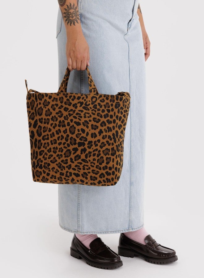 BAGGU Horizontal Zip Duck Bag - Leopard - Image 2