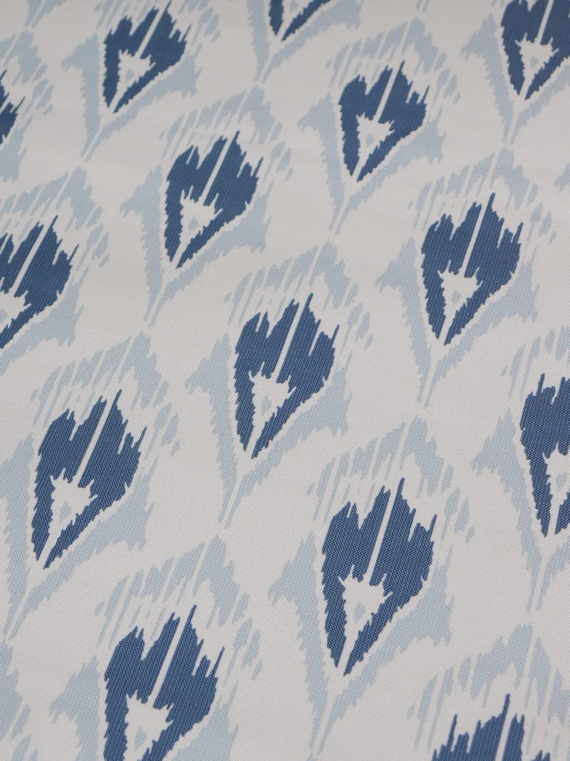 ZEBA World Cotton Blend Bedcover for Double Bed with 2 Pillow Covers Printed Motifs Queen Size Blue Color Bedcover 90 x 108inches 75x9ft Pillow Covers 17x27in - Image 4