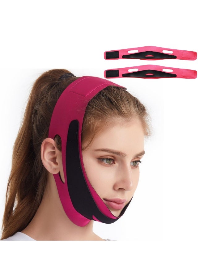 NOVOLAN Snore Reducing Chin Straps 2-Piece Set, Adjustable Anti-Snoring Headband for Men & Women, Breathable Sleep Corrector with Facial Lift & Firming Features, Improved Sleep Quality Comfortable - Image 2