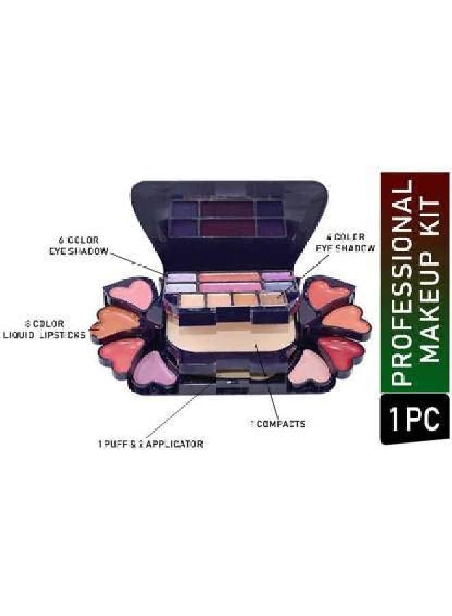 ADS Color Series Makeup Kit (8 Eyeshadow 1 Power Cake 8 Lip Color 2 Blusher) - Image 5