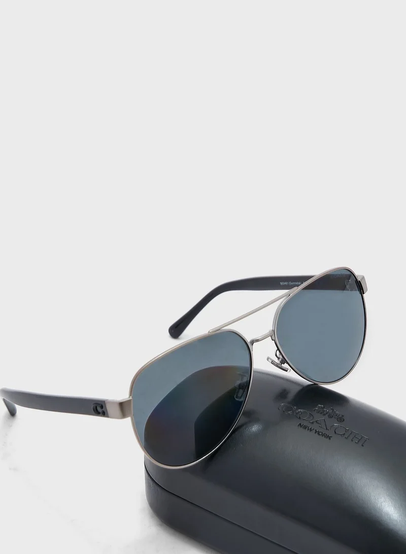 COACH 0Hc7143 Wayfarers Sunglasses