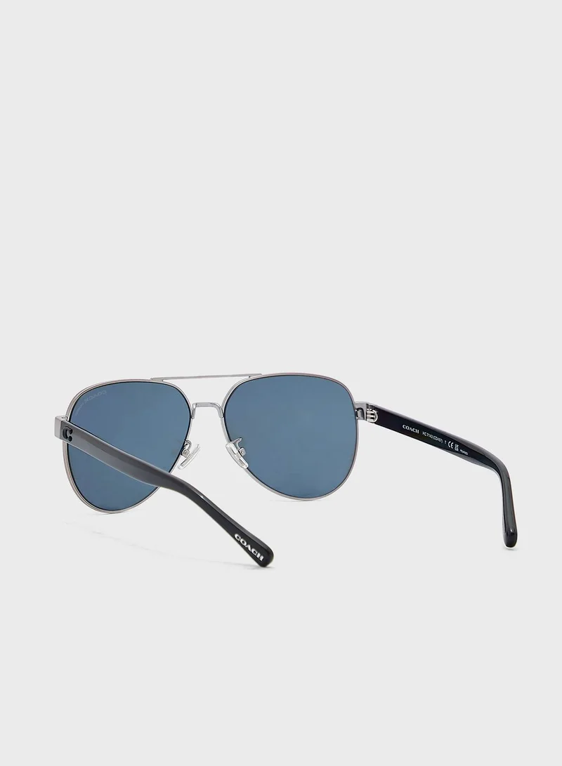 COACH 0Hc7143 Wayfarers Sunglasses