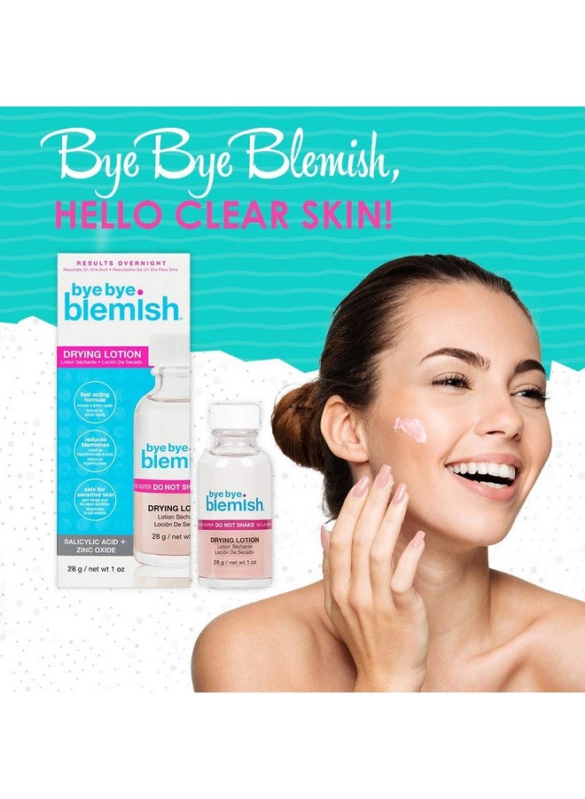 Bye Bye Blemish Acne Drying Lotion, Reduce Pimples Overnight 1Oz, 3Pack - Image 2