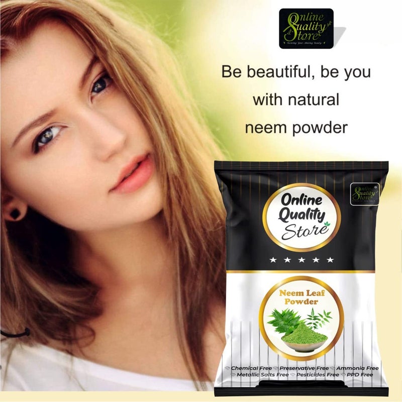 Online Quality Store Neem powder for face Neem powder for skin  With Size Options 100Gm  - Image 5