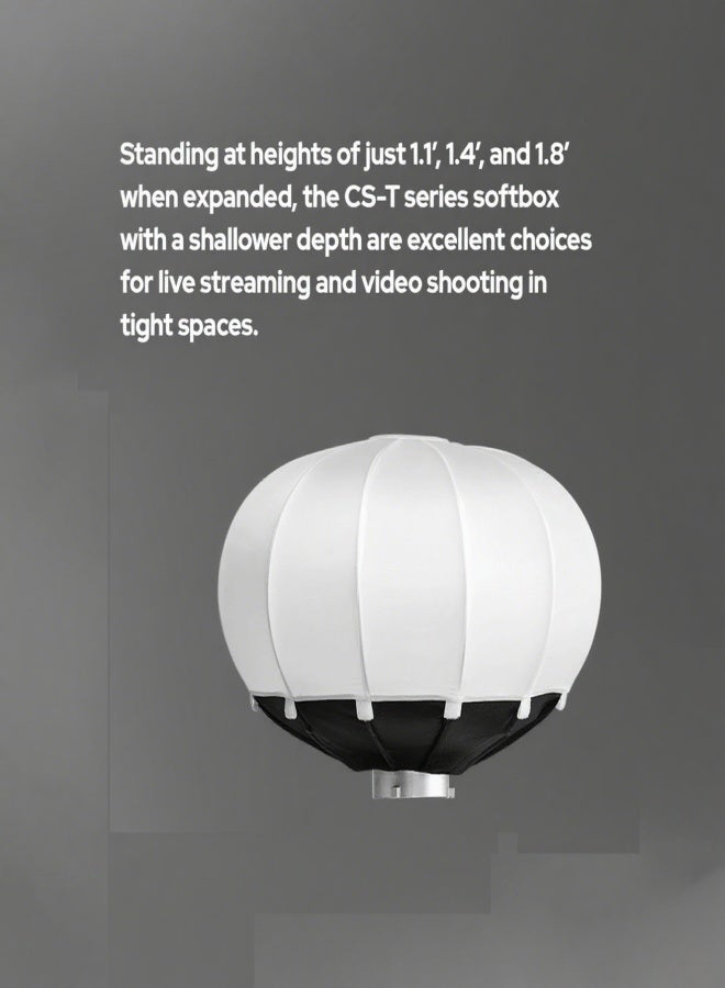Godox CS-50T 50cm/19.6in Quick Release Lantern Softbox Professional Foldable Softbox with Standard Bowen Mount for Photography Studio Photography Portrait Live Stream - Image 3