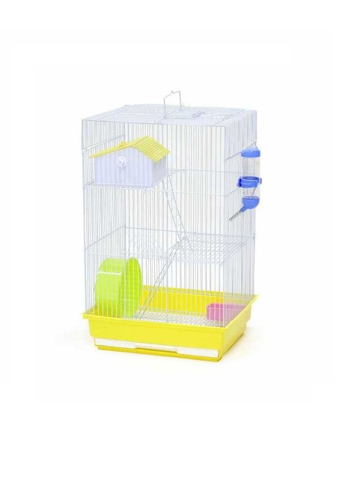 DAYANG Lightweight High Bottom Basin Cage For Hamster Mouse and Gerbil Cage 35X28X53Cm