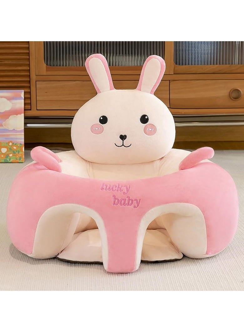 XiuWoo Baby Seat Chair Children's Plush Chair Sofa Chair for Children's Room Baby Seat Aid Support Seat Learning Sitting Safety Seat Cushion Cuddly Toy Animal Children's Chair Plush Toys Toddler Furniture - Image 1