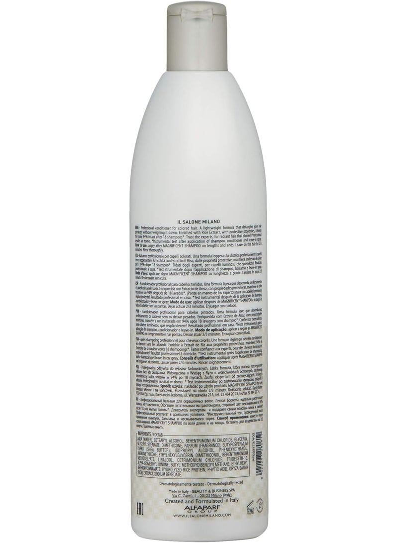 إل صالون ال سلون ميلانو بلسم ماجنيفيسنت 500 مل - بلسم للشعر الملون والمعالج - Image 2
