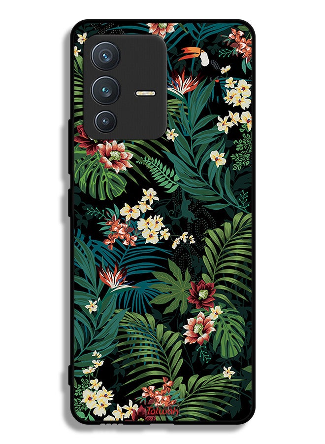 Tolwak Vivo V23 5G Protective Case Cover Tropical Leaves - Image 1