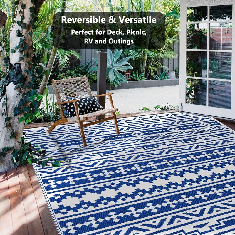 Huayang Camping Gear RV Floor Mat, PP Tube Woven Garden Mat, Anti-Aging & Moisture-Proof, Customizable for Outdoor Courtyard Lawns - Image 3