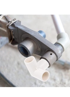 Generic 3 Way PVC Fitting Elbow 8Pcs Water Pipe Adapters Pipe Corner Connectors Pipe Accessories Connection Joints for DIY PVC Shelf Garden Support Structure White  - Image 5