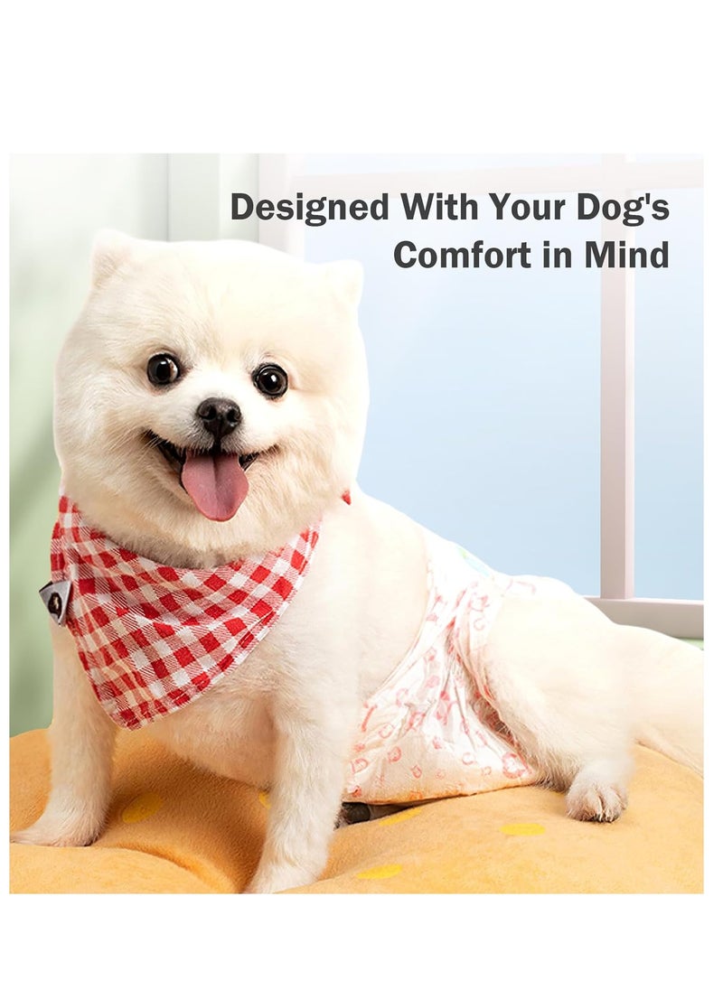 Pink Demon - Disposable Pet Diapers Female Dogs Super Absorbent Soft Including 20 Count for Puppy Cats or Dogs 2-4kg Pink Size S - Image 1