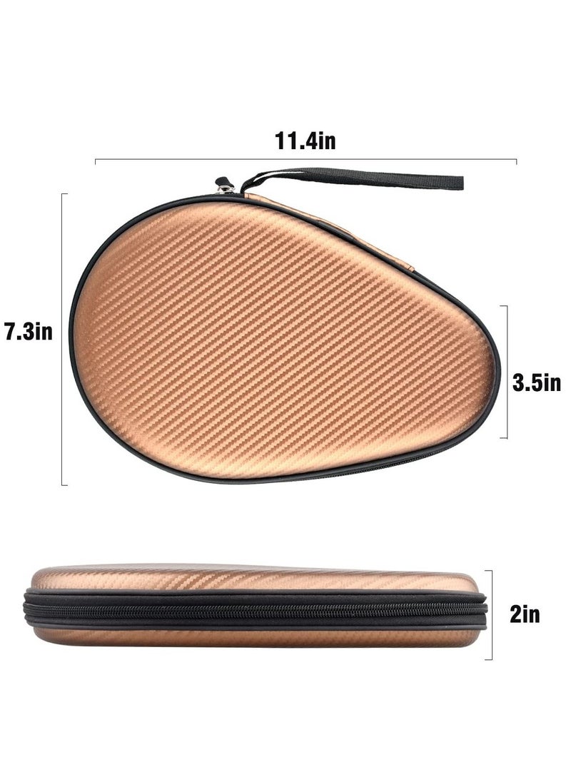 اسم المحتوى ناريلا Ping Pong Paddle Case, Table Tennis Racket Pocket Table Tennis Racket Cover Hard Shell Ping Pong Portable Storage Bag for Carry  Protect Ping Pong Paddle Drop-resistant and Durable - Image 3