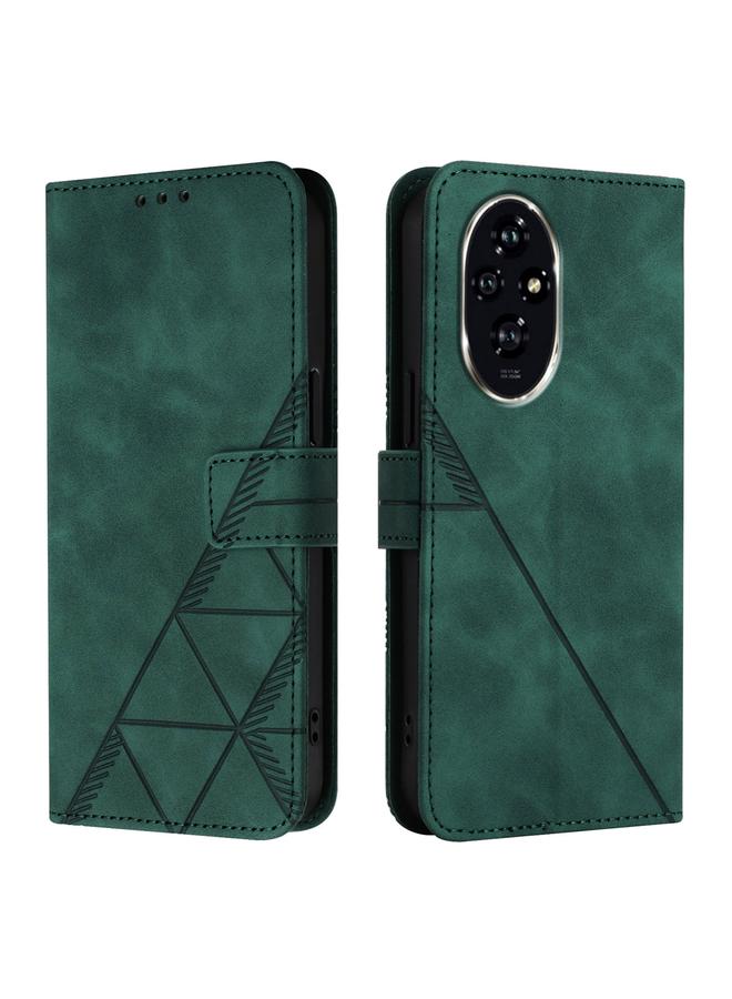 زبون جراب هاتف Honor 200 Crossbody من الجلد المنقوش ثلاثي الأبعاد - Image 2