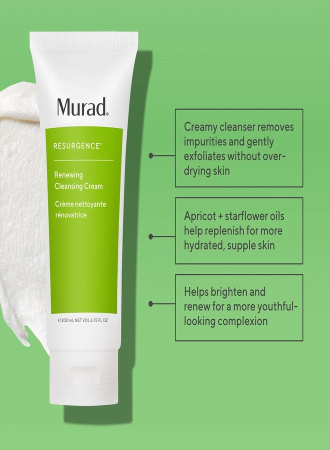 Murad Renewing Cleansing Cream Travel - Resurgence Anti-Aging, Cleansing Cream Face Wash - Hydrating Daily Face Cleanser, 2.0Fl Oz - Image 2