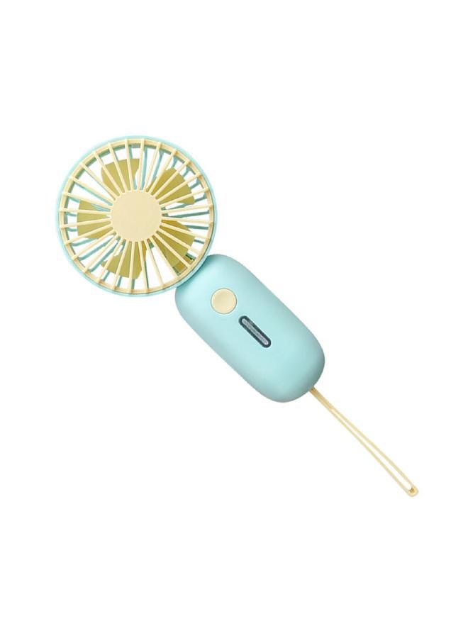 Loquat Handheld Fan USB Rechargeable Silent Operation Portable Small Personal Fan Pocket Fan for Office School Green - Image 3