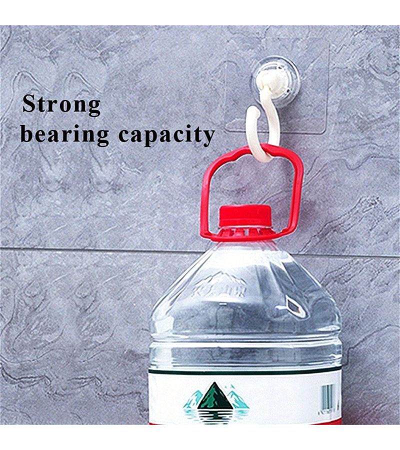 4pcs Plastic Adhesive Wall Hooks 360 Degree Rotatable Ceiling Hooks Strong Bearing Self Adhesive Hooks For Dome Bed Canopy Netting Home Organization Storage Heavy Duty Hanging Organizers Dorm Room Essentials - Image 5