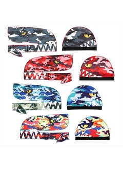 Premium Silky durag & Wave Cap(Multi Colors),Designer Durag with Long Wide Tail for 361 Wave