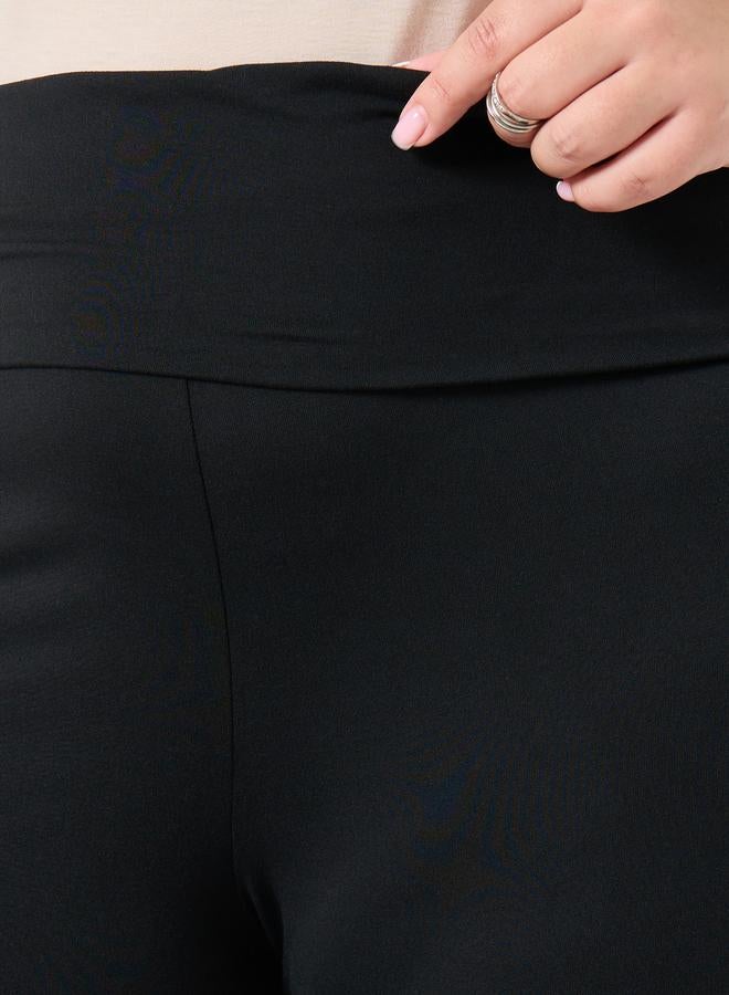 ستايلي ليقنز بمقاس كبير وحافة واسعة - Image 3