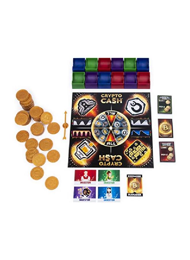 SPIN MASTER Crypto Cash Game Fastpaced Bitcoin Betting Game For Teens And Adults Aged 14 And Up - Image 2